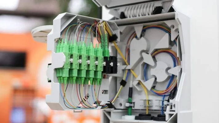 Fiber optics laying and installation